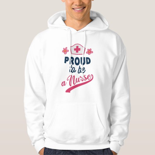 Stolz als Krankenschwester Hoodie (Vorderseite)