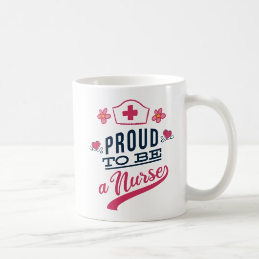 Stolz als Krankenschwester Kaffeetasse (Rechts)