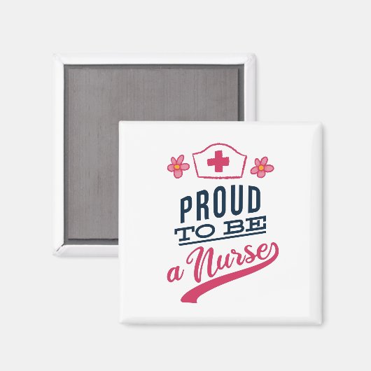 Stolz als Krankenschwester Magnet (Vorderseite/Rückseite)