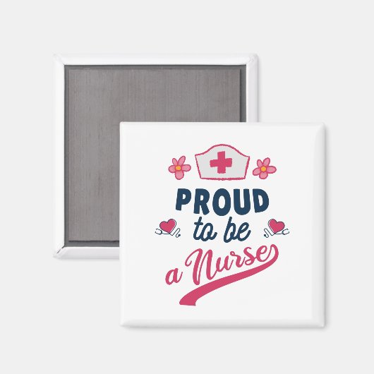 Stolz als Krankenschwester Magnet (Vorderseite/Rückseite)
