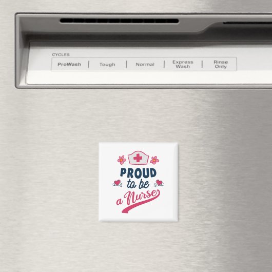 Stolz als Krankenschwester Magnet (In Situ (Geschirrspüler))