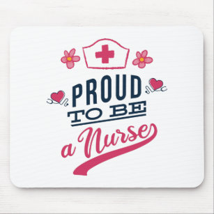 Stolz als Krankenschwester Mousepad