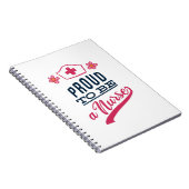 Stolz als Krankenschwester Notizblock (Rechte Seite)