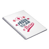 Stolz als Krankenschwester Notizblock (Rechte Seite)