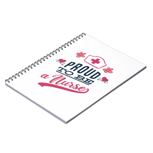 Stolz als Krankenschwester Notizblock (Linke Seite)