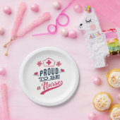 Stolz als Krankenschwester Pappteller (Party)