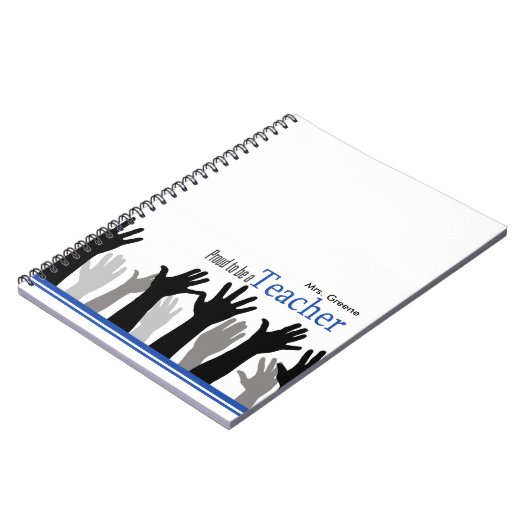 Stolz als Lehrer Notizblock (Linke Seite)