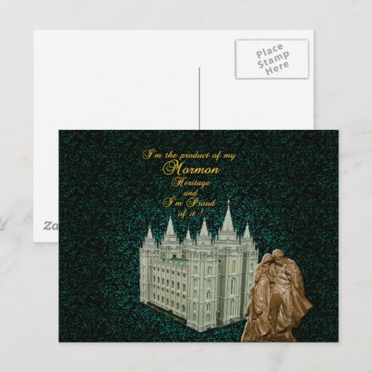 Stolz als Mormon - Postkarte (Vorne/Hinten)