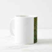 stolz als Pfau Kaffeetasse (Vorderseite Links)