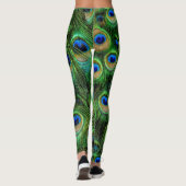 Stolz als Pfau Leggings (Rückseite)