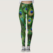 Stolz als Pfau Leggings (Vorderseite)