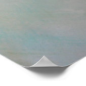Stolz als Pfauenfarbenprägung Poster (Ecke)