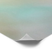 Stolz als Pfauenfarbenprägung Poster (Ecke)