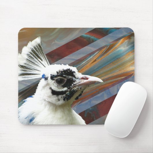 Stolz als Pfauenmousepad Mousepad (Mit Mouse)