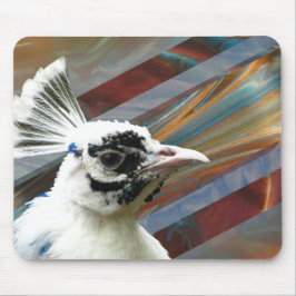 Stolz als Pfauenmousepad Mousepad
