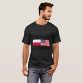 Stolz als polnischer Amerikaner T-Shirt (Vorne ganz)