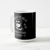 Stolz als Schnauzer-Mama Kaffeetasse (Vorderseite Links)