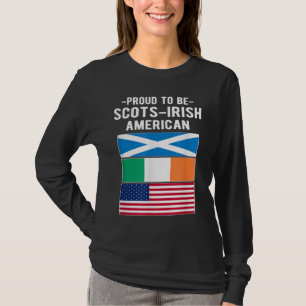 Stolz als Schotte-Ire-Amerikaner T-Shirt
