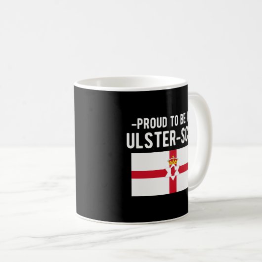 Stolz als ulster-Schotte-Fahne Nordirlands Kaffeetasse (VorderseiteRechts)