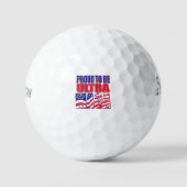 Stolz als Unterstützer Trumps Golfball (Vorderseite)