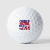 Stolz als Unterstützer Trumps Golfball (Vorderseite)