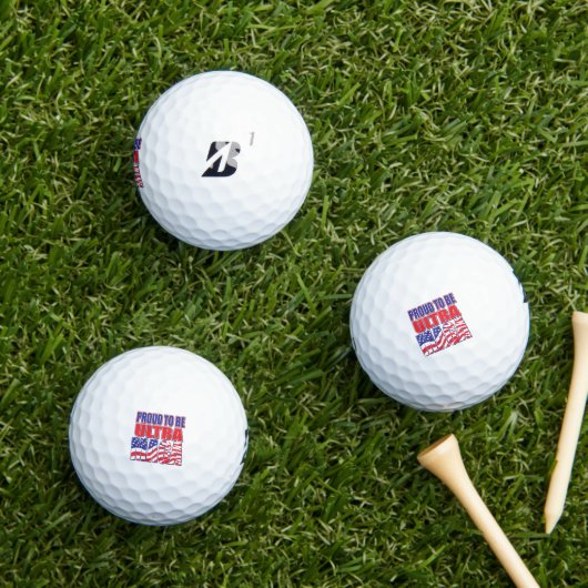 Stolz als Unterstützer Trumps Golfball (Insitu Gras)