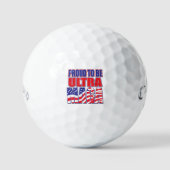 Stolz als Unterstützer Trumps Golfball (Vorderseite)