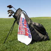 Stolz als Unterstützer Trumps Golfhandtuch (Gras)