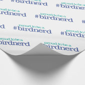Stolz als Vogel-Nerd Geschenkpapier (Ecke)