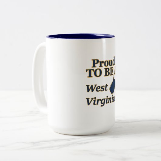 Stolz als westjunganische Tasse (Vorderseite Links)