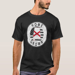 Stolz America State Flag US Zuhause Grown Alabama T-Shirt