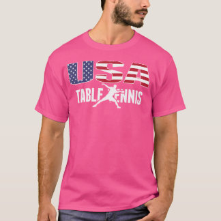 Stolz America Table Tennis Lovers Jersey Usa Flag T-Shirt