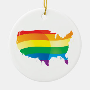 STOLZ AMERIKA KERAMIK ORNAMENT