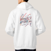 Stolz Amerikaner Hoodie (Rückseite)