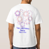 "Stolz, Amerikaner zu sein!" Herren T-Shirt (Rückseite)