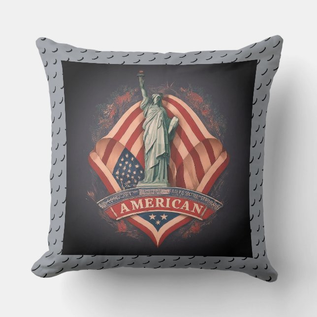"Stolz, Amerikaner zu sein. Kissen (Vorderseite)