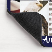 Stolz, Amerikaner zu sein! Mousepad (Ecke)