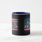 Stolz, Amerikaner zu sein Tasse (Zentrum)