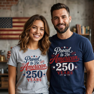 Stolz, Amerikanisch Zu Sein Historisches Viertel S T-Shirt