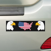 Stolz, amerikanisch zu sein - US-Flagge Autoaufkleber (Auf Auto)