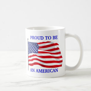 Stolz, amerikanische Tasse zu sein