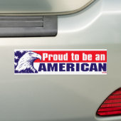 Stolz, amerikanischer Autoaufkleber zu sein (Auf Auto)