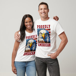 Stolz amerikanischer T - Shirt