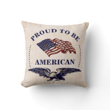 STOLZ, AMERIKANISCHER VINTAGER ADLER UND FLAGGE ZU