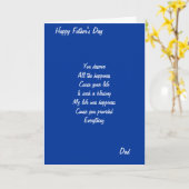 Stolz anrufen Papa Karte (Gelbe Blume)
