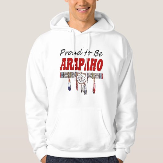 Stolz, Arapaho-erwachsenes mit Kapuze Sweatshirt (Vorderseite)