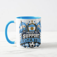 STOLZ, ARGENTINIEN ZU UNTERSTÜTZEN Fussball-Design