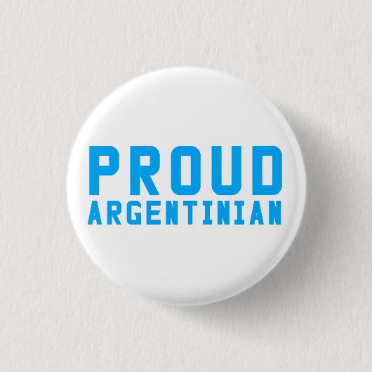 stolz Argentinier Button (Vorderseite)