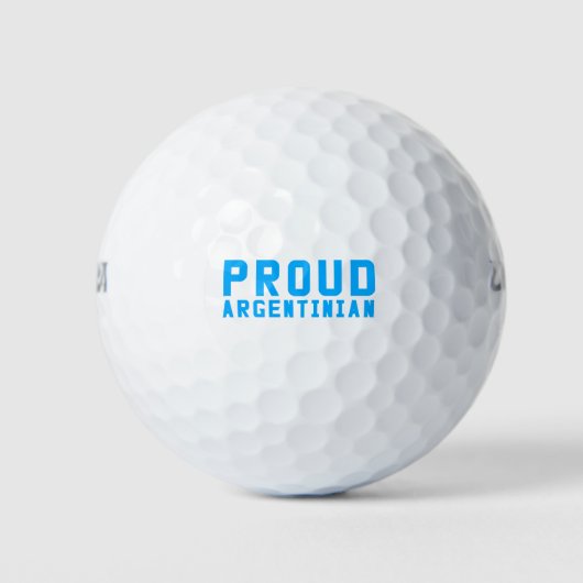 stolz Argentinier Golfball (Vorderseite)