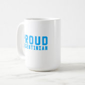 stolz Argentinier Kaffeetasse (Vorderseite Links)
